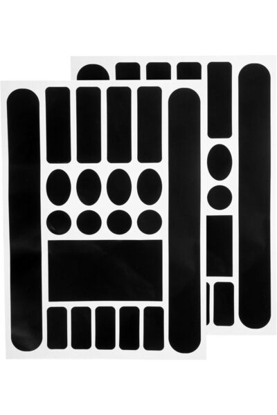 Choice 2pcs-Matte Black Bicycle Sticker Chain Guard Stickers MTB Road Bike Fr...