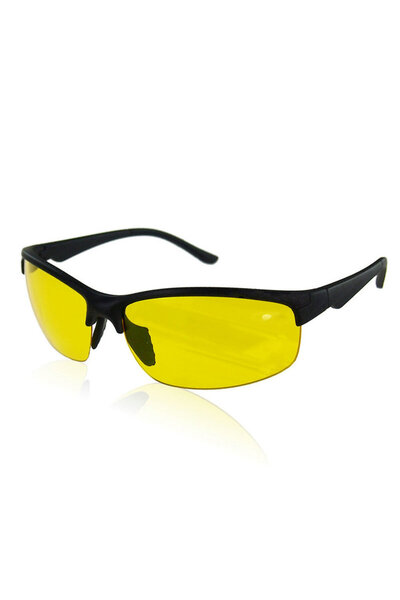 Choice Yellow Yellow Anti-Glare Night Driver Goggles Night Driving Glasses En...