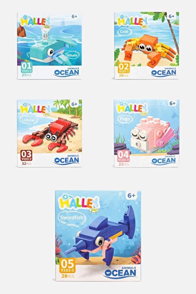hak-iş oyuncak Mini Sea Creatures Building Block Toy (6+) – 1 Piece