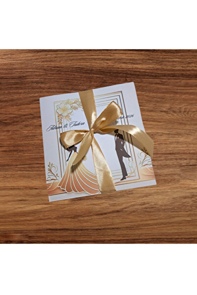 Aela.alc Elegant bride and groom wedding invitation set of 20 pieces