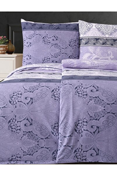 NazeninHome Ranforce Elada Royal Single 100% Cotton Duvet Cover Set |   Witho...