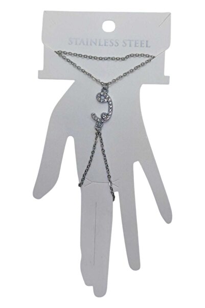 NKIE JEWELS Silver Color Vav Steel Şahmeran - 3547