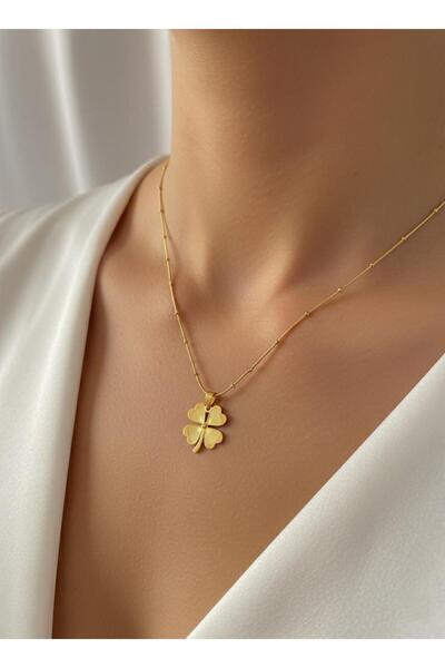 Stilbenim قلادة البرسيم الفولاذية