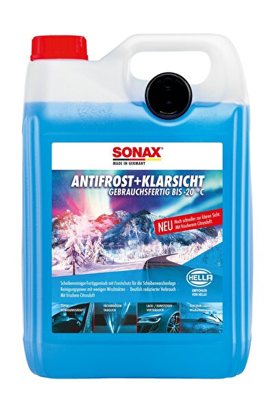 Sonax Kullanıma Hazır Antifrizli Cam Suyu-5 lt.