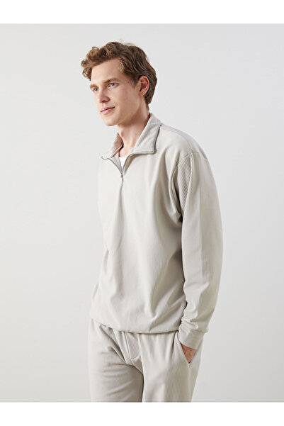 LC Waikiki Peak New Season Stand Collar Men's Sweatshirt