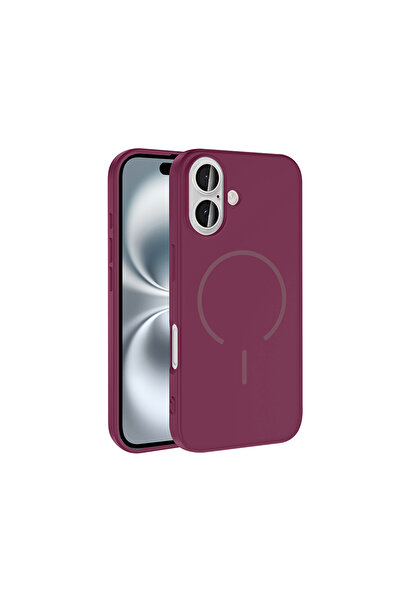 Nezih Case iPhone 16 Uyumlu Magsafe Sarj Özellikli Hafif Tasarım Şık Kapak