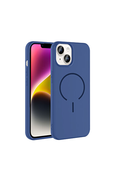 Nezih Case iPhone 13 / 14 Uyumlu Magsafe Sarj Özellikli Hafif Tasarım Şık Kapak