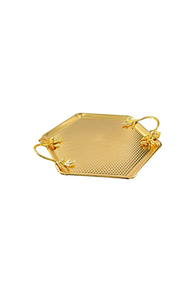 Generic Golden Hexagonal Tray