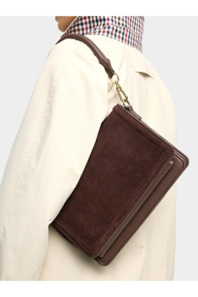 PARFOIS Kapaklı ve Deri Detaylı Çapraz Çanta