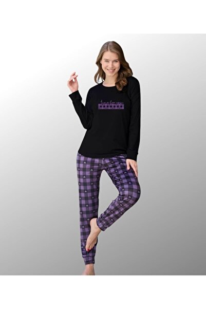 Pijamoni kadın kadife takım