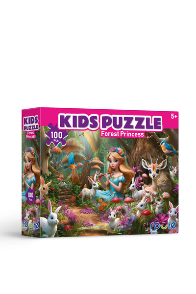 Genel Markalar Prenses Kız Forets Princess Kids Puzzle (Çocuk Yapboz) 100 pcs