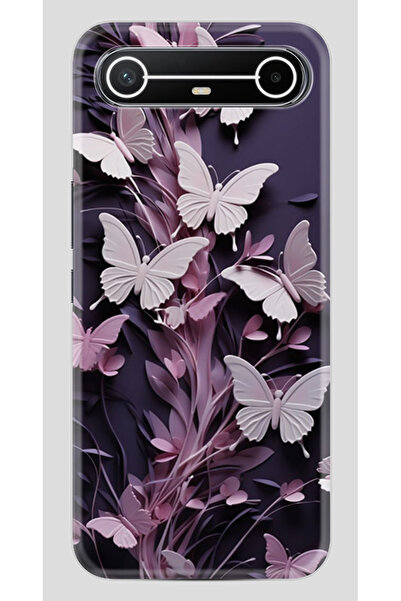 TECNO Spark Slim 5G (KM9) Kılıf Baskılı Desenli Yüksek Korumalı Silikon Kapak...