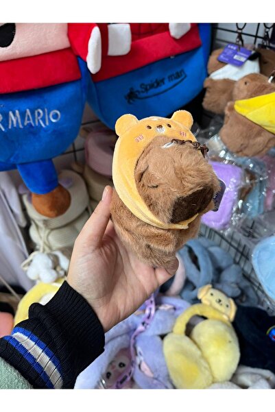 EyER Shoping Giant size vip quality capy bara hat keychain brown