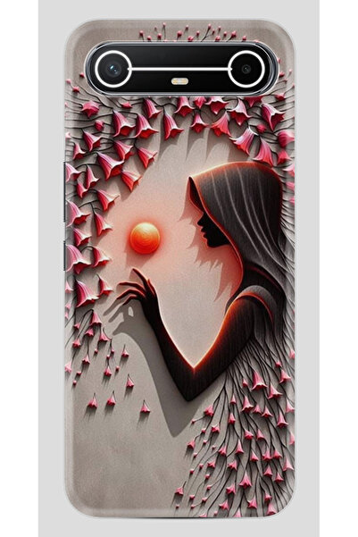 TECNO Spark Slim 5G (KM9) Kılıf Baskılı Desenli Yüksek Korumalı Silikon Kapak...