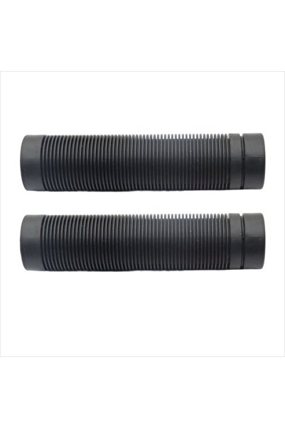 Choice Black Scooter Grips Bike Grips 125mm Soft Flangeless Longneck Bars for...