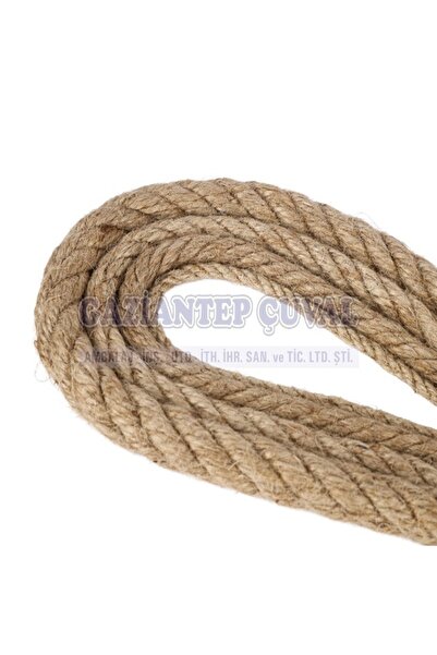 Çuvalcınız Jüt halat ip dekoratif hasır ipi urgan 18 mm 10 metre