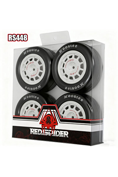 Choice 4 قطع من إطارات RS448 RED SPIDER للتحكم عن بعد، مناسبة لسيارات الرالي ...