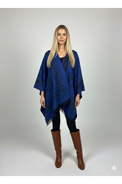 nehir eşarp Çift Taraflı Omuz Şal Panço