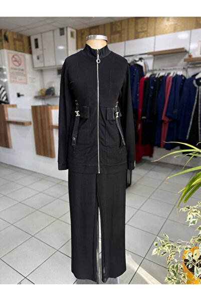 RED SHE Broş Detaylı Şık Eşofman Takım