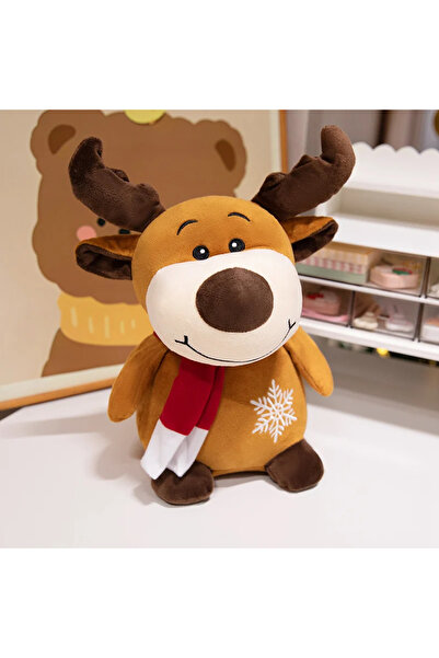 Choice دمية محشوة على شكل غزال، بطول 23 سم، سانتا كلوز لطيف، ورجل ثلج، ورجل خ...