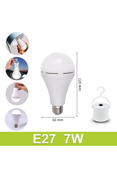 Choice 7W 7-15W LED Camping Light High Brightness Rechargeable Emergency Bulb...
