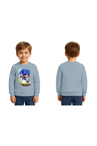 SEDİRLİ Unisex Sonic cu imprimeu pentru copii Swae tricou 3 Threaded Riser