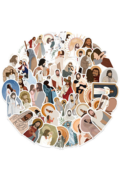 Choice ٥٢ قطعة من ملصقات يسوع، ملصقات مسيحية جمالية لأجهزة الكمبيوتر المحمول،...