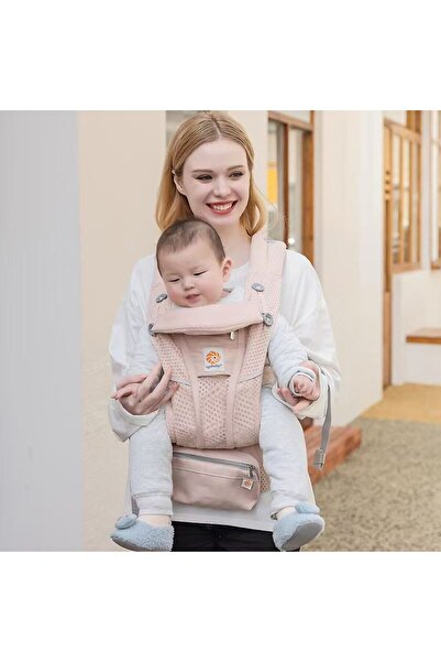 Choice حاملة أطفال بريز بينك، مريحة، متعددة الوظائف، مسند خصر للأطفال حديثي ا...