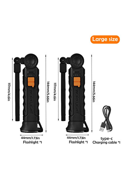 Choice Large size-2PCS Multifunctional Folding Work Light Portable Rechargeab...