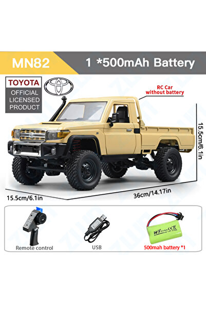 Choice سيارة تحكم عن بعد كلاسيكية MN82 صفراء 1B FB ZWN MN82 بمقياس 1:12 مزودة...