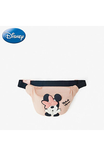 Choice حقيبة كتف صغيرة من قماش الكانفاس الوردي للأطفال من ميني ديزني، إصدار 2...