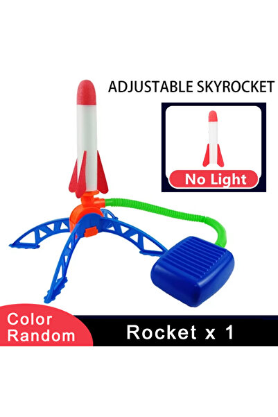 DUTRIEUX صاروخ واحد، لعبة إطلاق صواريخ للأطفال، مضخة قدم، ألعاب صواريخ إسفنجي...