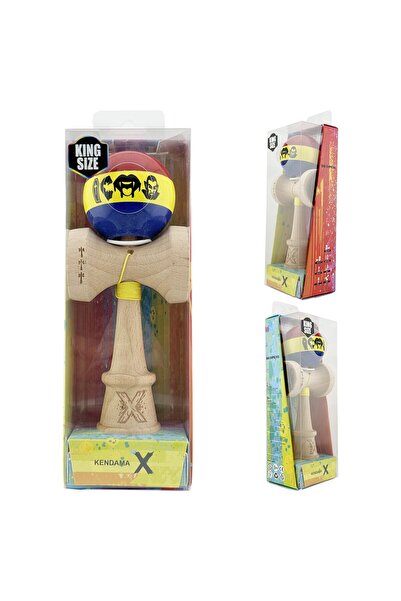 Kendama X Πρωτότυπο, Επαγγελματικό, Υπερκολλητικό με Μεγάλα Κύπελλα, Μεταλλικ...