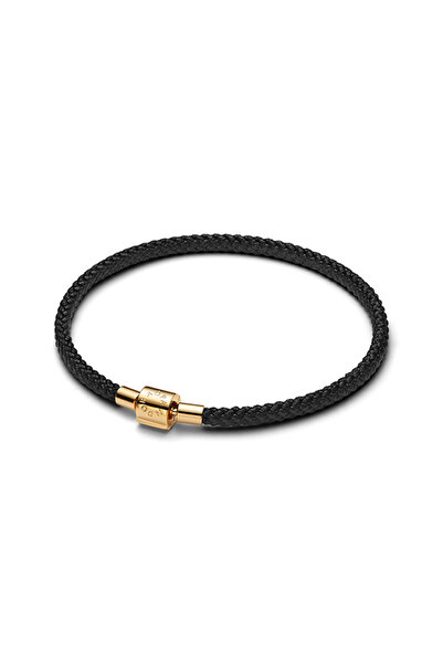 Pandora Işıltılı Siyah Kordon Bileklik