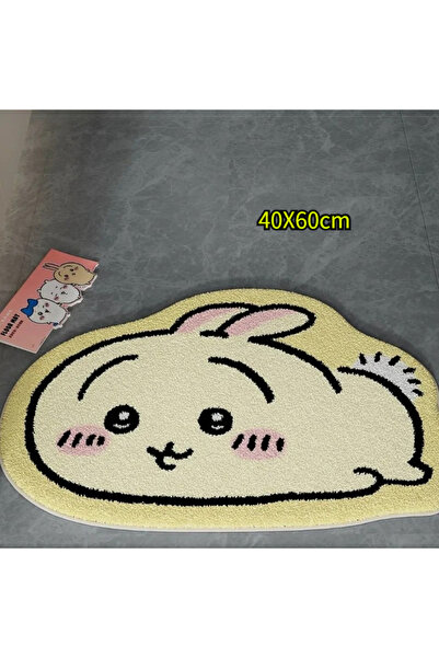 Choice 40x60cm Usagi Chiikawa Cartoon Rug Anime Hachiware Usagi Plush Floor M...