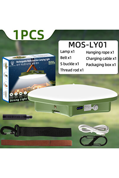 Choice MOS-LY01-G MOSLIGHTING Camping Lantern 80W 7500K Torch Flashlight Rech...