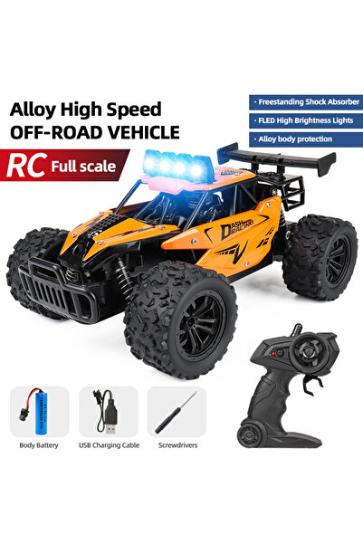 Choice RC8 Orange RC8 2.4GRC Proportional Throttle Alloy Remote Control Car 1...