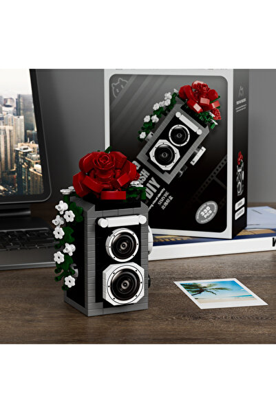 Choice3 No box 7441 SLR Camera Mirror Flower Model Building Blk Set - Creativ...