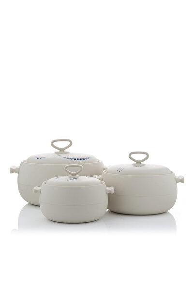 Blends طقم أواني طهي مكون من 3 قطع بنقشة الخرز