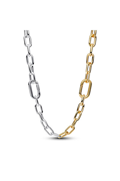 Pandora İki Renkli Halka Zincir Kolye