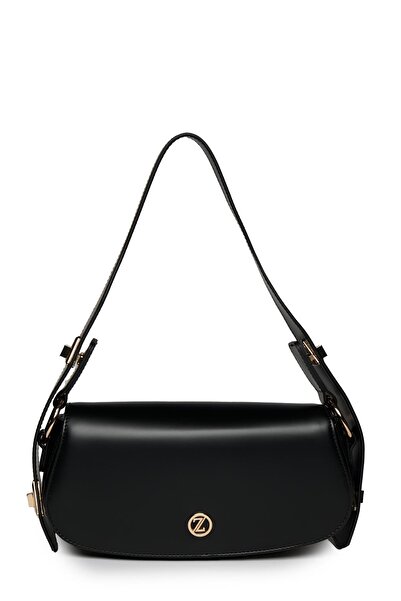 Zühre Black Oval Shaped Shoulder Bag Z0053