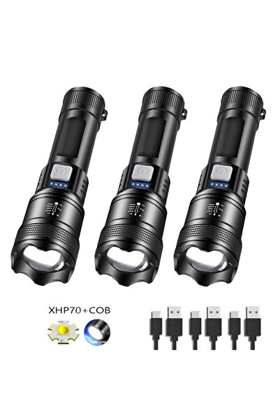 Choice XY818 P70-3PCS High Strong Power Led Flashlights Tactical Torch with D...