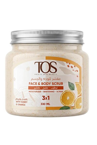 TOS مقشر للوجه والجسم بالعسل والبرتقال - 330 مل