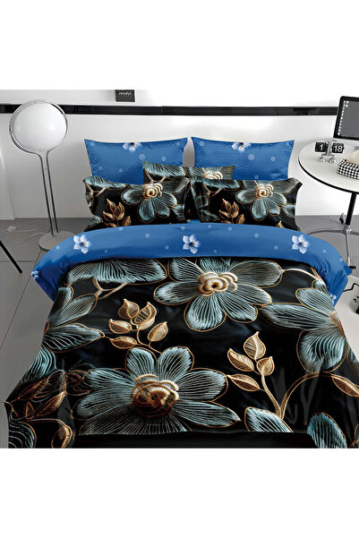 OEM Bed linen with elastic 180x200 for double bed 2 people, 4 pieces, DREAM-0712