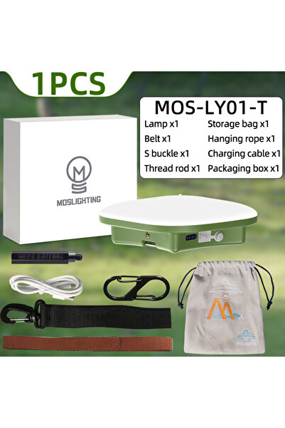 Choice MOS-LY01-T MOSLIGHTING Outdoor Camping Lantern Portable Flashlight Rec...