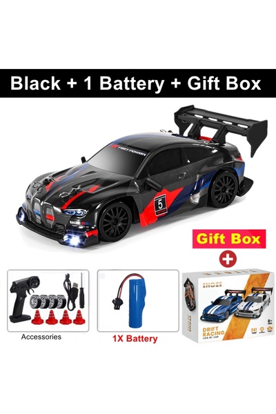 Choice سيارة BMGT Black 1B Box 4WD RC Drift Car Remote Control GTRPRO AE86PRO...