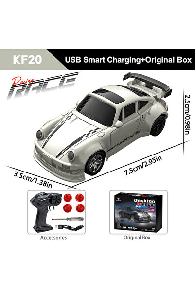 Choice سيارة KF20 Sliver OB 1/64 2.4G عالية السرعة للانجراف تعمل بالتحكم عن ب...
