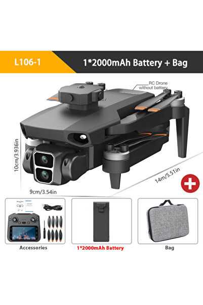 Choice طائرة بدون طيار احترافية L106-1 مزودة بحقيبة سوداء ونظام تحديد المواقع...