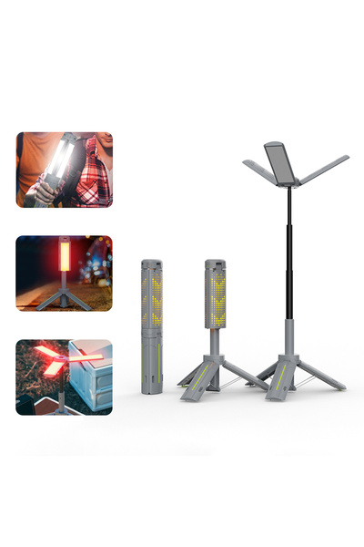 Choice Cool Grey Rechargeable Outdoor Portable Hiking Camping Fishing Flashli...