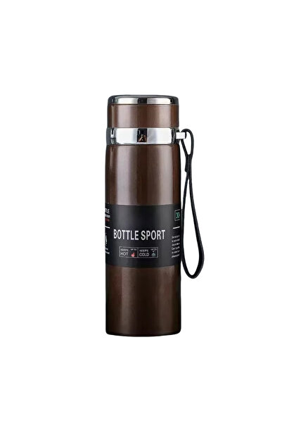 Choice 1000ML Brown 1L Thermal Water Bottle Vacuum Flasks Stainless Steel The...